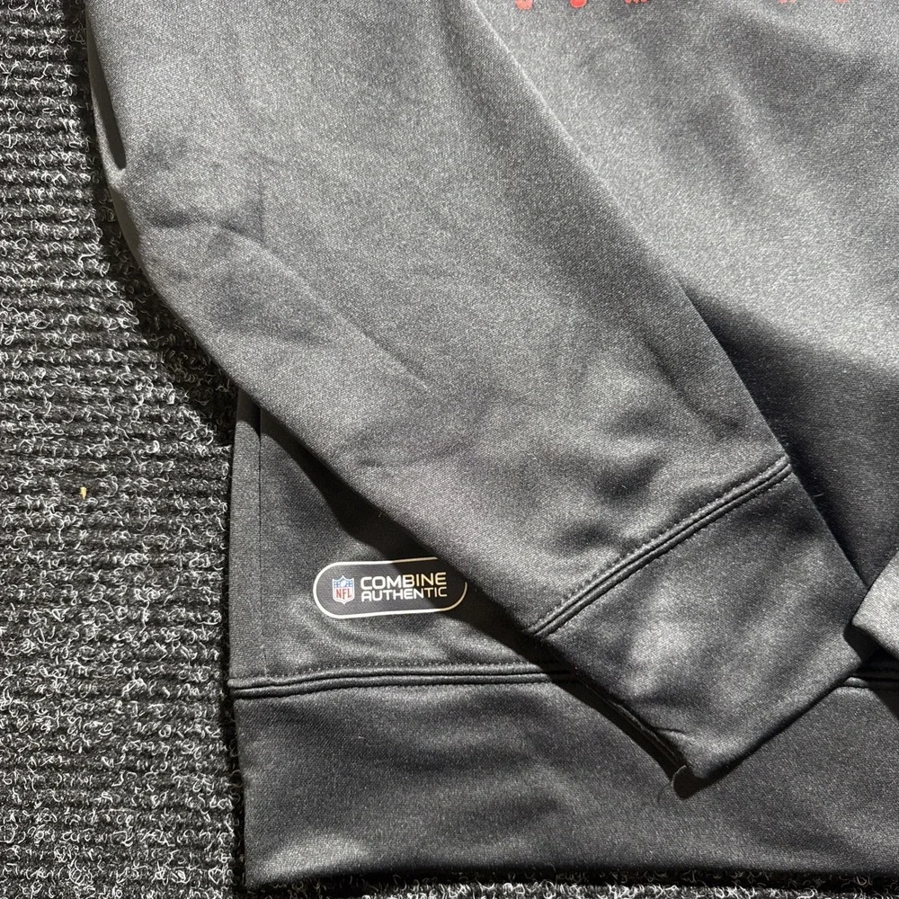 Kansas City Chiefs Sweatshirt‎ Small Black NFL Crewneck Pullover Training